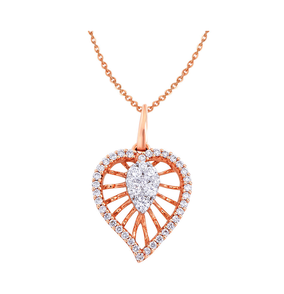 Joyalukkas Pride Diamond Rose Gold Pendant