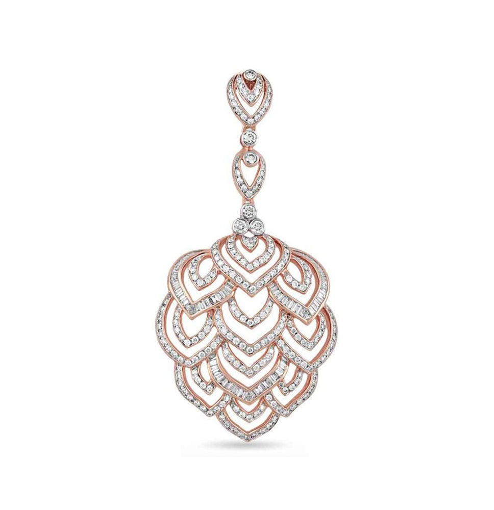 Joyalukkas Pride Diamond Rose Gold Pendant